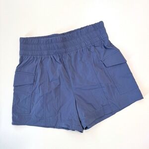 Yogalicious Trail Path Commuter Nylon Hiking Outdoor Shorts Womens Blue Cargo XS